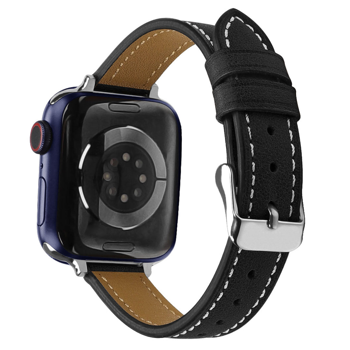 Retro Genuine Leather Narrow Wrist Strap Adjustable Watch Band for Apple Watch Series 9 8 7 41mm 6 5 4 SE (2023) SE(2022) SE 40mm 3 2 1 38mm Retro Genuine Leather Narrow Wrist Strap Adjustable Watch Band for Apple Watch Series 9 8 7 41mm 6 5 4 SE (2023) SE(2022) SE 40mm 3 2 1 38mm